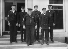 Honor Men of U.S. Navy; Groups, 1911. Creator: Harris & Ewing