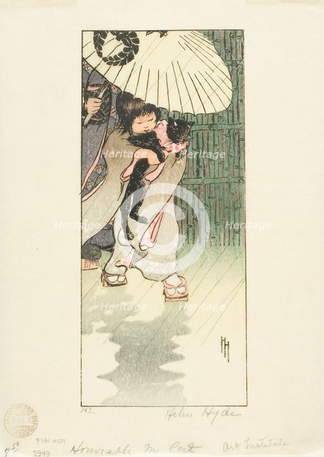 Honorable Mr. Cat, 1903. Creator: Helen Hyde.