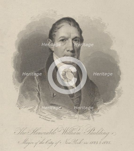 Honorable Willam Paulding, Mayor of the City of New York, 1826. Creator: Asher Brown Durand.