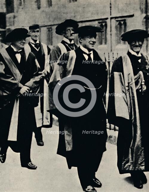 'Honorary Degree at Oxford', 1925, (1945). Creator: Unknown.