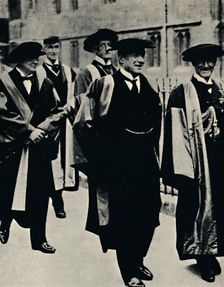 Honorary Degree at Oxford 1925, (1945). Creator: Unknown