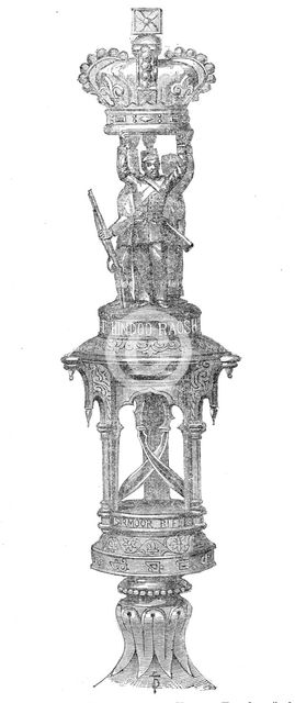 Honorary truncheon for H.M. 2nd Goorkah or Sirmoor Rifles, 1862. Creator: Unknown.