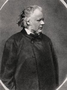 Honore Daumier, French artist, 1868