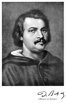 Honore de Balzac (1799-1850), French novelist and literary critic