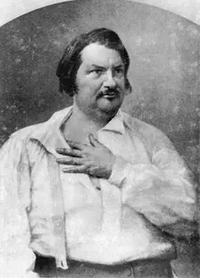 Honore de Balzac, French novelist, c1845-1890