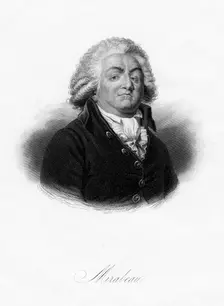 Honore-Gabriel de Riqueti, comte de Mirabeau, French writer, popular orator and statesman, 1845. Creator: Freeman