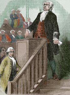 Honore Gabriel Riquetti (1749-1791), Comte de Mirabeau, in the tribune, 1851. Creator: Unknown