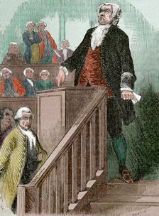 Honore Gabriel Riquetti (1749-1791), Comte de Mirabeau, in the tribune, 1851. Creator: Unknown