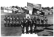 Honour Guard troops, Fort Sheridan, Illinois, USA, 1975
