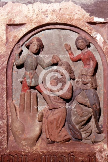 'Honour your Mother and Father', The Ten Commandments, c20th century.  Artist: Unknown.