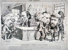 Honouring a Bill - and a Tom 1869. Artist: Anon