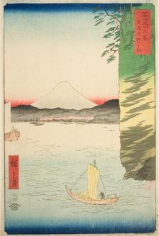 Honmoku in Musashi Province (Musashi Honmoku no hana), from the series "Thirty-six... 1858. Creator: Ando Hiroshige