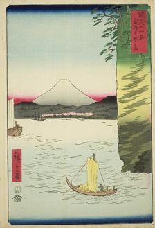 Honmoku in Musashi Province (Musashi Honmoku no hana), from the series "Thirty-six..., 1858. Creator: Ando Hiroshige