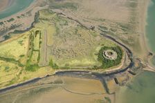 Hoo Fort, part of the defences for the naval dockyard at Chatham, Medway, 2024. Creator: Damian Grady