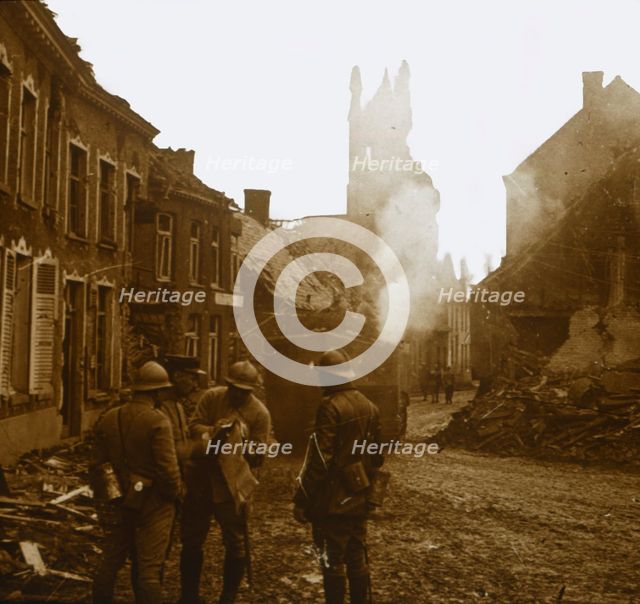 Hooglede, Flanders, Belgium, 1918. Artist: Unknown.