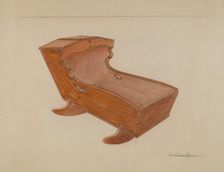 Hooded Cradle, 1935/1942. Creator: Columbus Simpson