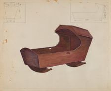 Hooded Cradle, c. 1936. Creator: Ludmilla Calderon