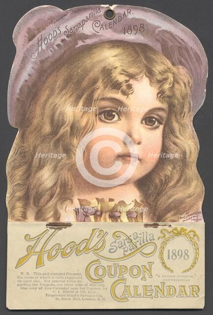 Hood's Sarsaparilla, 1898. Artist: Unknown
