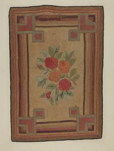 Hooked Rug, 1941. Creator: Alice Cosgrove