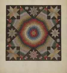 Hooked Rug, c. 1936. Creator: Jules Lefevere