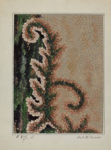 Hooked Rug, c. 1936. Creator: Ruth M. Barnes