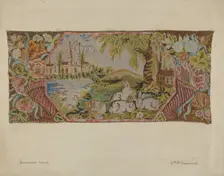 Hooked Rug, c. 1937. Creator: William P. Shearwood