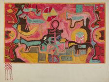 Hooked Rug, c. 1937. Creator: Marjery Parish