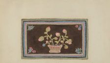 Hooked Rug, c. 1938. Creator: Alfonso Umana
