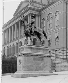 Hooker Statue, State House Grounds, Boston, Mass., c1904. Creator: Unknown