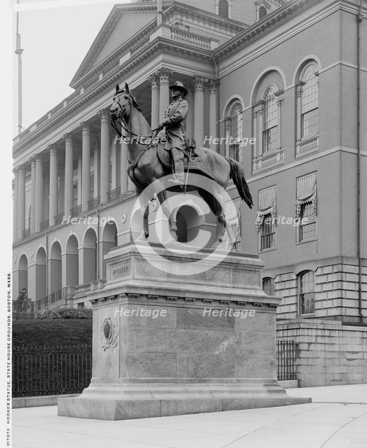 Hooker Statue, State House Grounds, Boston, Mass., c1904. Creator: Unknown.