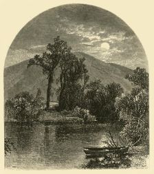 Hoosac River, North Adams 1874. Creator: W.H. Morse