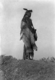Hoop on the Forehead, c1908. Creator: Edward Sheriff Curtis