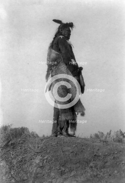 Hoop on the Forehead, c1908. Creator: Edward Sheriff Curtis.