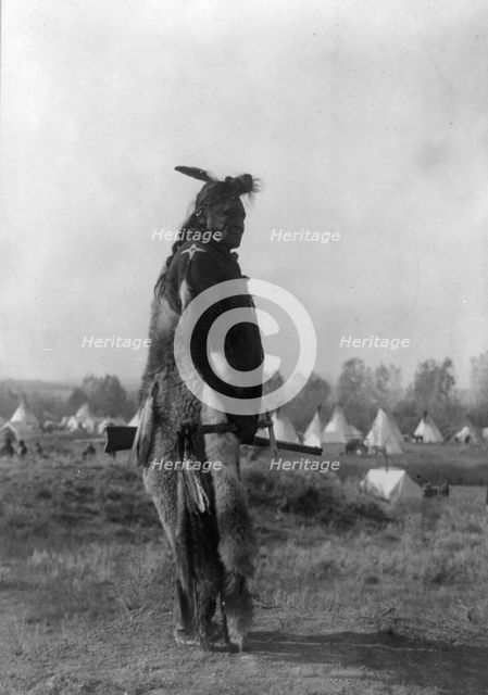 Hoop On the Forehead [E], c1908. Creator: Edward Sheriff Curtis.