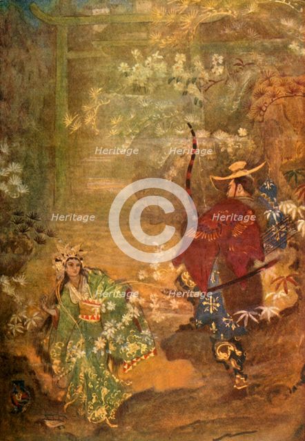 'Hoori and the Sea God's Daughter', 1912. Creator: Evelyn Paul.