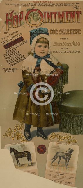 Hop ointment, c1895 - 1917. Creator: Unknown.
