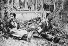 Hop pickers, Kentish hop fields, c1922
