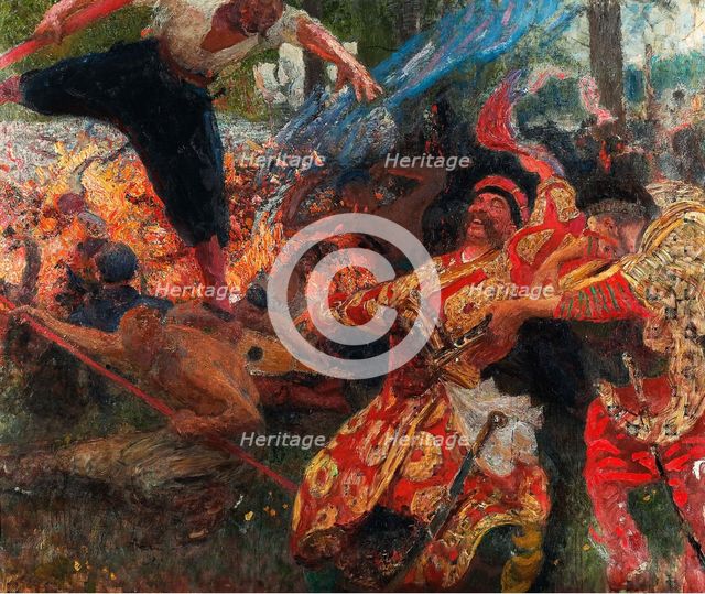 Hopak. Artist: Repin, Ilya Yefimovich (1844-1930)