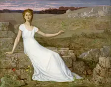 Hope, 1872. Creator: Pierre Puvis de Chavannes