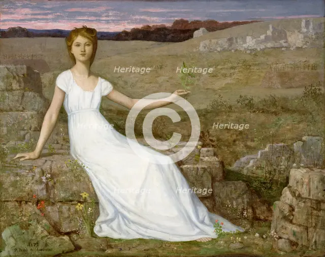 Hope, 1872. Creator: Pierre Puvis de Chavannes.