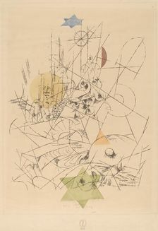 Hope and Destruction (Zerstörung und Hoffnung), 1916. Creator: Paul Klee