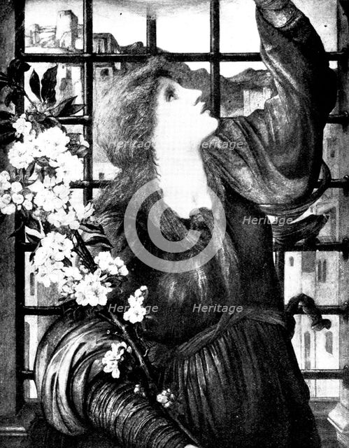 Hope - by the late Sir E. Burne-Jones, 1898. Creator: Frederick Hollyer.