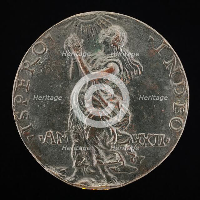 Hope Gazing at the Sun [reverse]. Creator: Unknown.