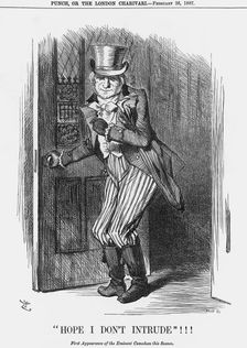 "Hope I Don't Intrude!!!", 1887. Creator: Joseph Swain