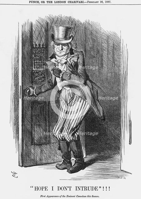 "Hope I Don't Intrude!!!", 1887. Creator: Joseph Swain.
