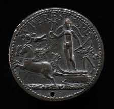 Hope on the Prow of a Broken-Masted Vessel [reverse]. Creator: Pier Jacopo Alari Bonacolsi