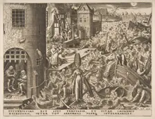 Hope (Spes) from the series The Virtues, 1559-60. Creator: Philip Galle
