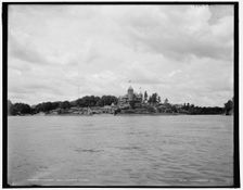 Hopewell Hall, Thousand Islands, (1902?). Creator: William H. Jackson