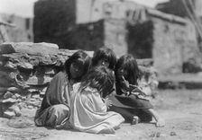Hopi children, c1905. Creator: Edward Sheriff Curtis