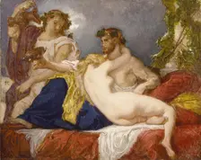 Horace and Lydia, after 1843. Creator: Thomas Couture